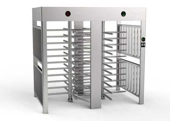 SUS304 0.2S Pengenalan Sidik Jari Barrier Gate Tinggi Penuh