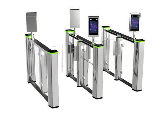 Pintu Putar Gerbang Kecepatan Indikator LED RBG IP44 dengan Tinggi 1060mm untuk Kontrol Pejalan Kaki