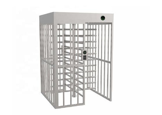 Pintu Putar Penuh Tinggi dengan Pembaca Kartu RFID, Rotor 90 Derajat, dan Penghalang Tahan Air IP54