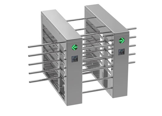 Pintu Putar Setengah Tinggi Stainless Steel SUS304 dengan Daya 30W dan Waktu Respons 0,2S untuk Akses Pejalan Kaki yang Aman