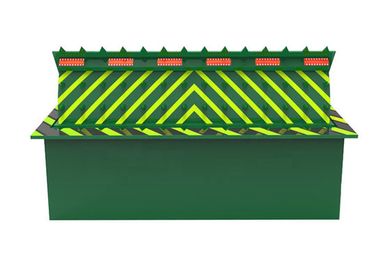 16mm Ketebalan 3.7KW PLC Control Hydraulic Road Blocker untuk High Security Access Control