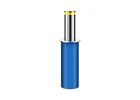 Kontrol Lalu Lintas Stainless Steel Fleksibel Rising Bollard Hidraulik Listrik