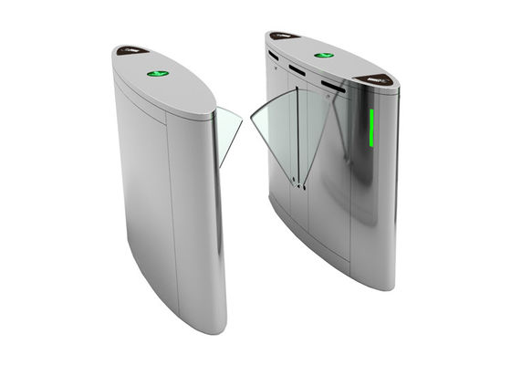 Solusi Tanpa Kontak Turnstile Pejalan kaki dengan BLDC Motor dan 270mm Panjang Flap Barrier Gate