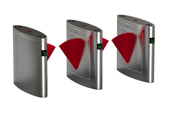 3s Reset 24V BLDC Motor Flap Barrier Gate dengan 4 Pasangan Sensor Infrared dan Lebar 600mm