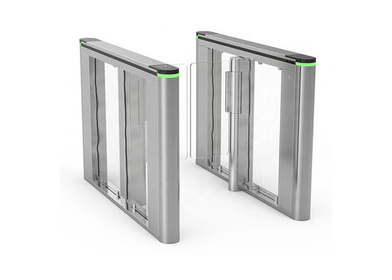 40 Orang/Minut SS304 Akrilik Swing Turnstile Gate dengan Brushless DC Motor untuk Kontrol Akses Berkecepatan Tinggi