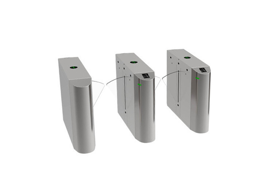Sayap Akrilik 600mm Lebar Flap Barrier Gate 100W SUS304 Dapat Ditarik