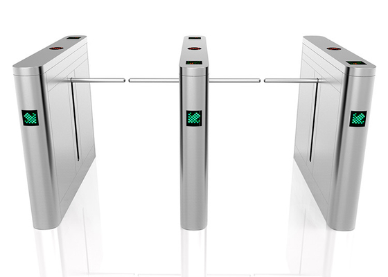 Dua Arah BLDC 30 Orang / Min Drop Arm Turnstile Mifare Reader 24V