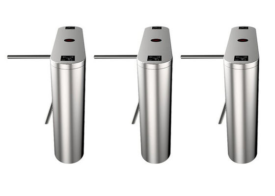 Anti Hit Tripod Turnstile Gate Self Reset 500mm Arm RFID Reader