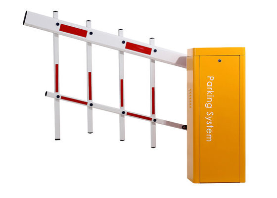 Anggar Arm Vehicle Barrier Gate Kontrol Akses IP44 Manajemen Parkir 140W
