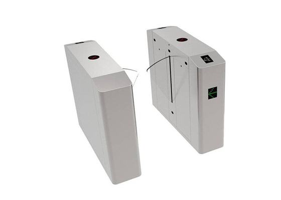 BLDC Motor Flap Gate Turnstile DC24V Sidik Jari Akrilik Bi Directional