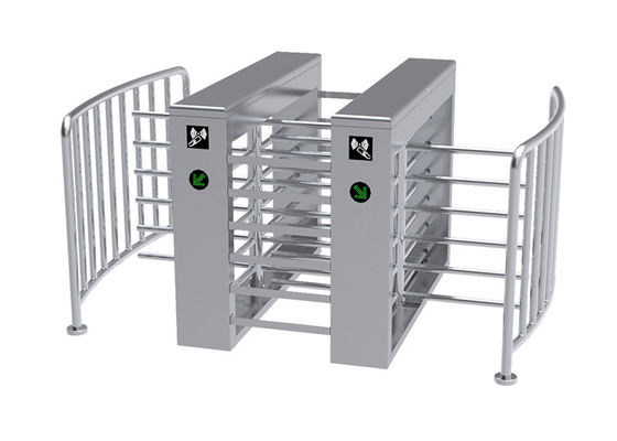 Anti Reverse Half Height Turnstile dengan LED Indicator dan IP55 Rating Pinggang High Barrier Gate
