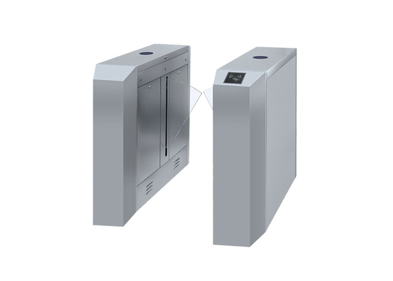 24V BLDC Flap Barrier Turnstile Wire Menggambar AC100V Dengan Pengenalan Wajah