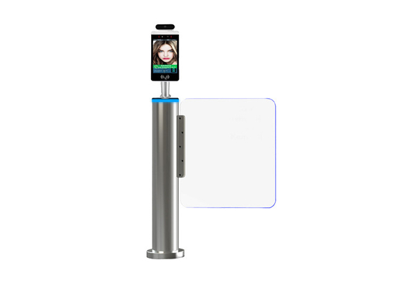 IP54 Self Closing Cylindrical Swing Barrier Gate Untuk Bangunan