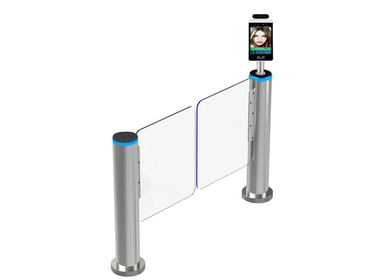 Self Closing Fastlane Swing Barrier Gate Gerbang Kecepatan Silinder Untuk Bangunan